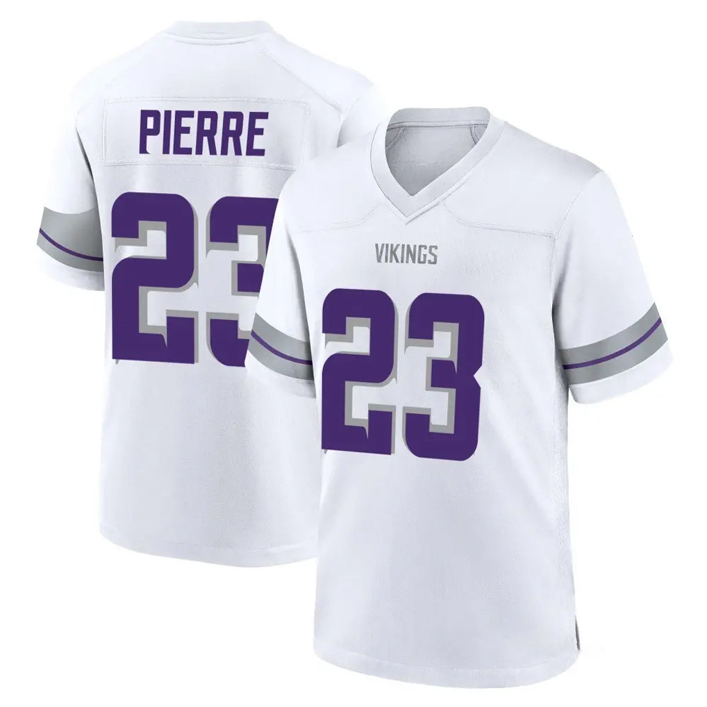 M.Vikings #23 James Pierre Player White Alternate Home Game Odoa Stitched Jerseys
