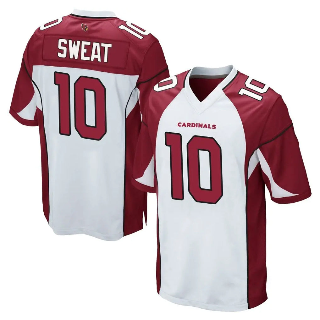 A.Cardinals #10 Josh Sweat Player White Cardinal Home Game Odoa Stitched Jerseys
