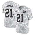 NY.Giants #21 Paulson Adebo Player Arctic Camo Salute To Service Limited Game Odoa Stitched Jerseys