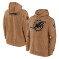 M.Dolphins ## Dolphins Blank Player Brown Salute to Service Hoodies Limited Game Odoa Stitched Jerseys
