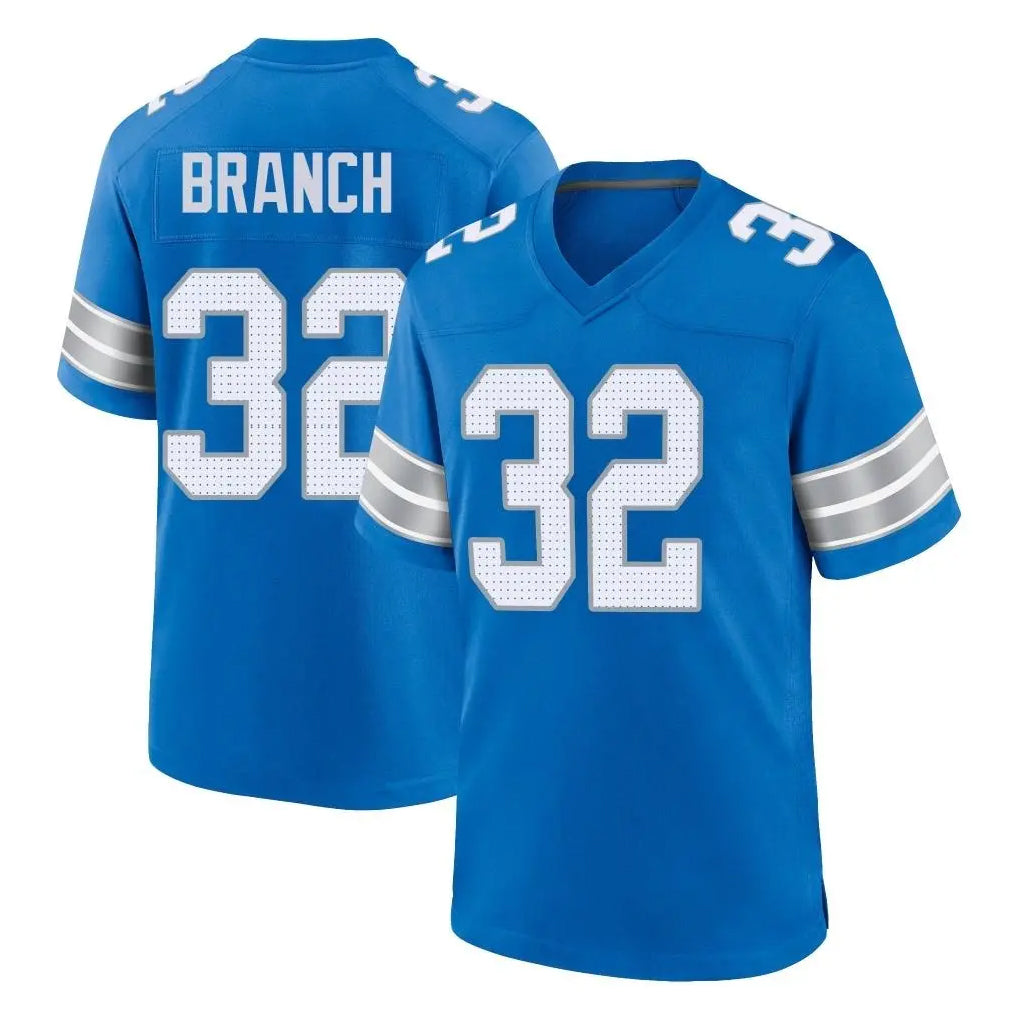 D.Lions #32 Brian Branch Player Blue Alternate Home Game Odoa Stitched Jerseys