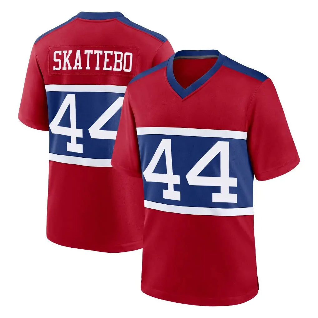 NY.Giants #44 Cam Skattebo Player Red Century Home Game Odoa Stitched Jerseys
