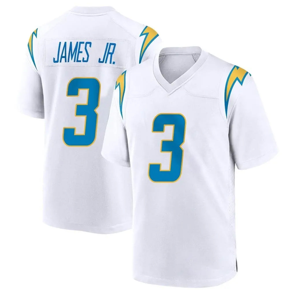LA.Chargers #3 Derwin James Jr. Player White Home Game Odoa Stitched Jerseys
