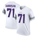 M.Vikings #71 Christian Darrisaw Player White Alternate Legend Home Game Odoa Stitched Jerseys