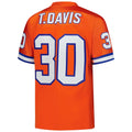 Odoa D.Broncos #30 Terrell Davis Mitchell & Ness Orange 1995 Authentic Throwback Retired Player Jersey