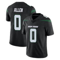 NY.Jets #0 Braelon Allen Player Stealth Black Limited Vapor Home Game Odoa Stitched Jerseys
