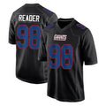 NY.Giants #98 DJ Reader Player Carbon Fashion Limited Home Game Odoa Stitched Jerseys
