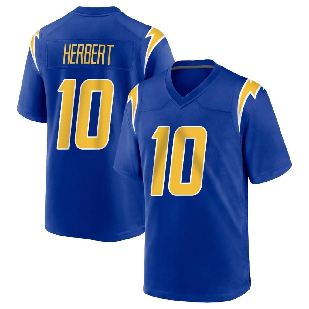 LA.Chargers #10 Justin Herbert Player Royal Home Game Odoa Stitched Jerseys