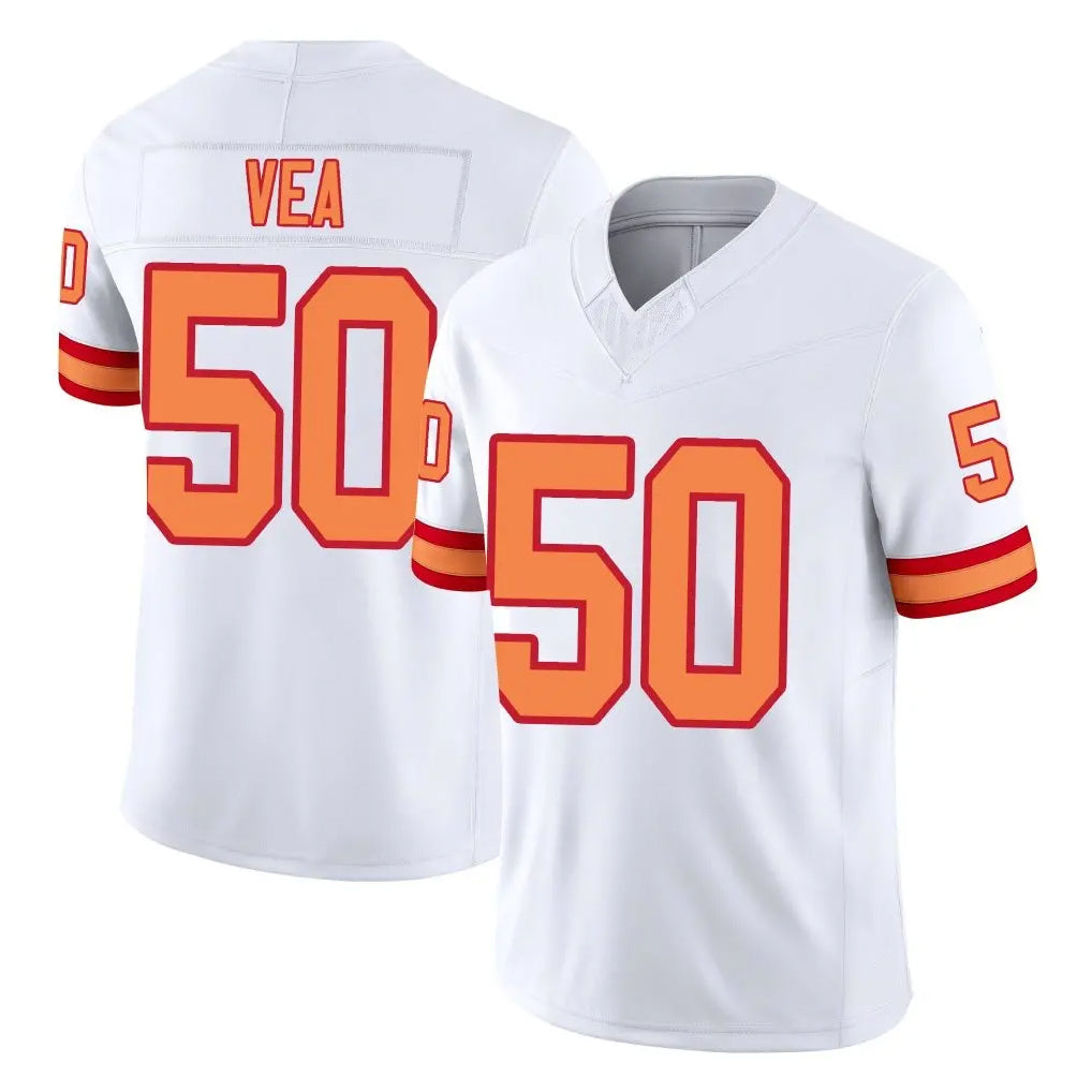 TB.Buccaneers #50 Vita Vea Player White Limited '76 Vapor F.U.S.E. Home Game Odoa Stitched Jerseys