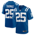Odoa IN.Colts #25 Rodney Thomas Royal Player Game Jersey