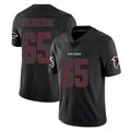 A.Falcons #65 Matthew Bergeron Player Black Impact Limited Game Odoa Stitched Jerseys