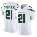 NY.Jets #21 Brandon Stephens Player White Limited Vapor F.U.S.E. Home Game Odoa Stitched Jerseys