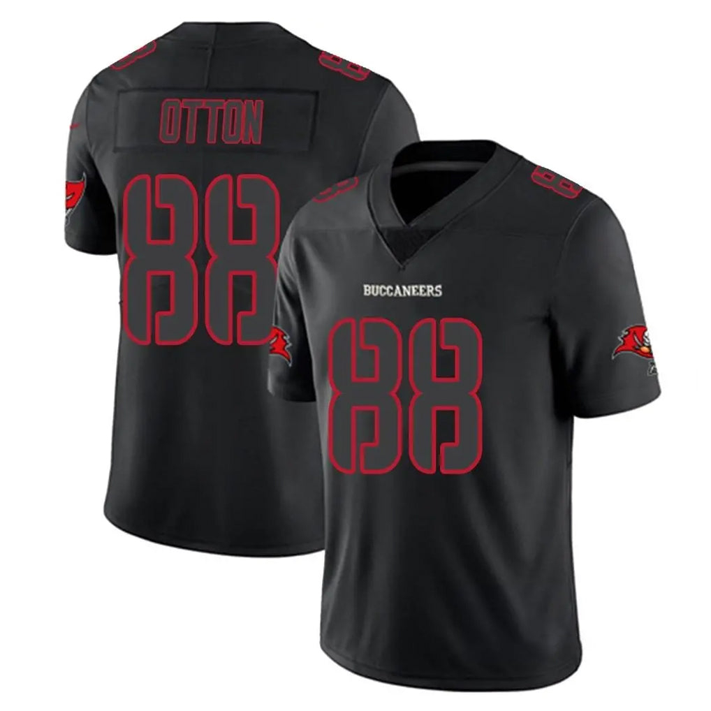 TB.Buccaneers #88 Cade Otton Player Black Impact Limited Home Game Odoa Stitched Jerseys
