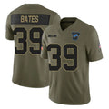 D.Lions #39 Jake Bates Player Olive 2025 Salute To Service Limited Home Game Odoa Stitched Jerseys