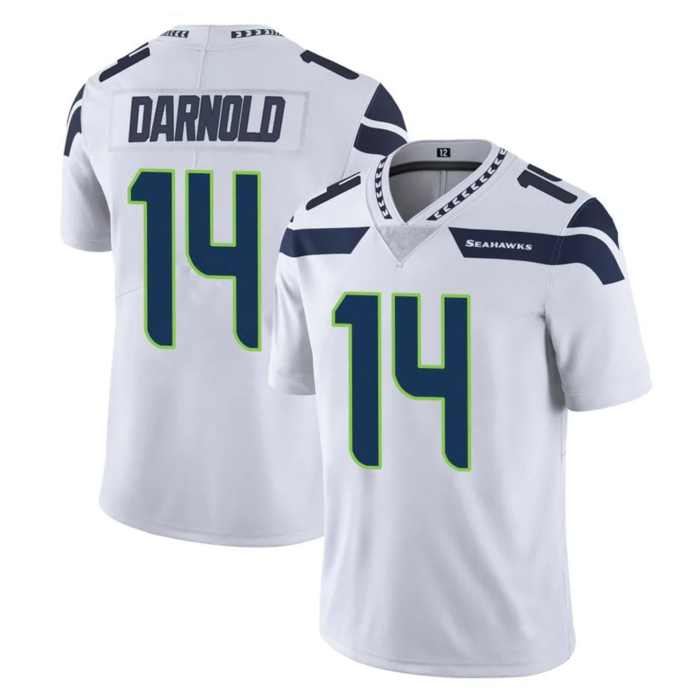S.Seahawks #14 Sam Darnold Player White Limited Vapor Untouchable Home Game Odoa Stitched Jerseys