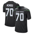 NY.Jets #70 Armand Membou Player Stealth Black Home Game Odoa Stitched Jerseys