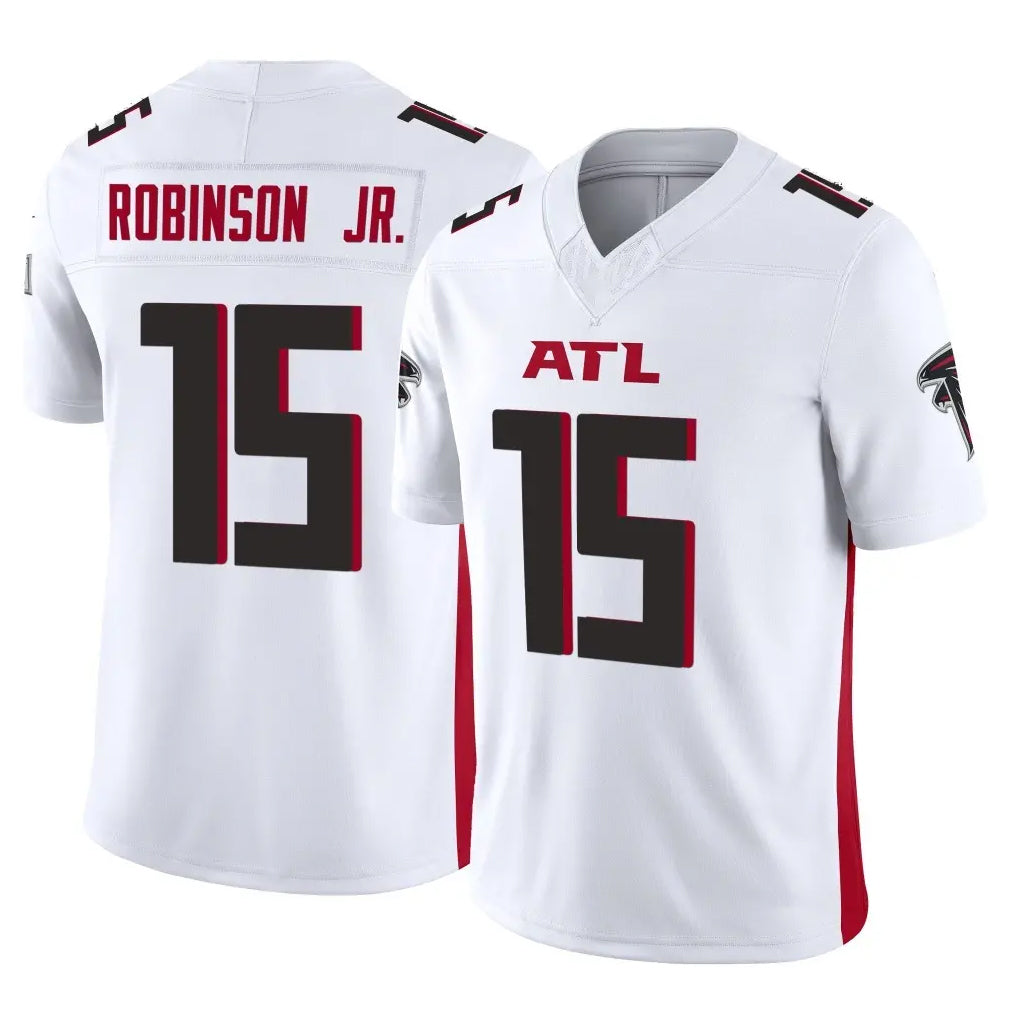 A.Falcons #15 Brian Robinson Player White Vapor F.U.S.E. Limited Odoa Stitched Jerseys