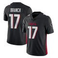 A.Falcons #17 Zachariah Branch Player Black Vapor Untouchable Limited Home Game Odoa Stitched Jerseys