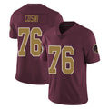 W.Commanders #76 Sam Cosmi Player Burgundy Alternate Vapor Untouchable Home Game Odoa Stitched Jerseys