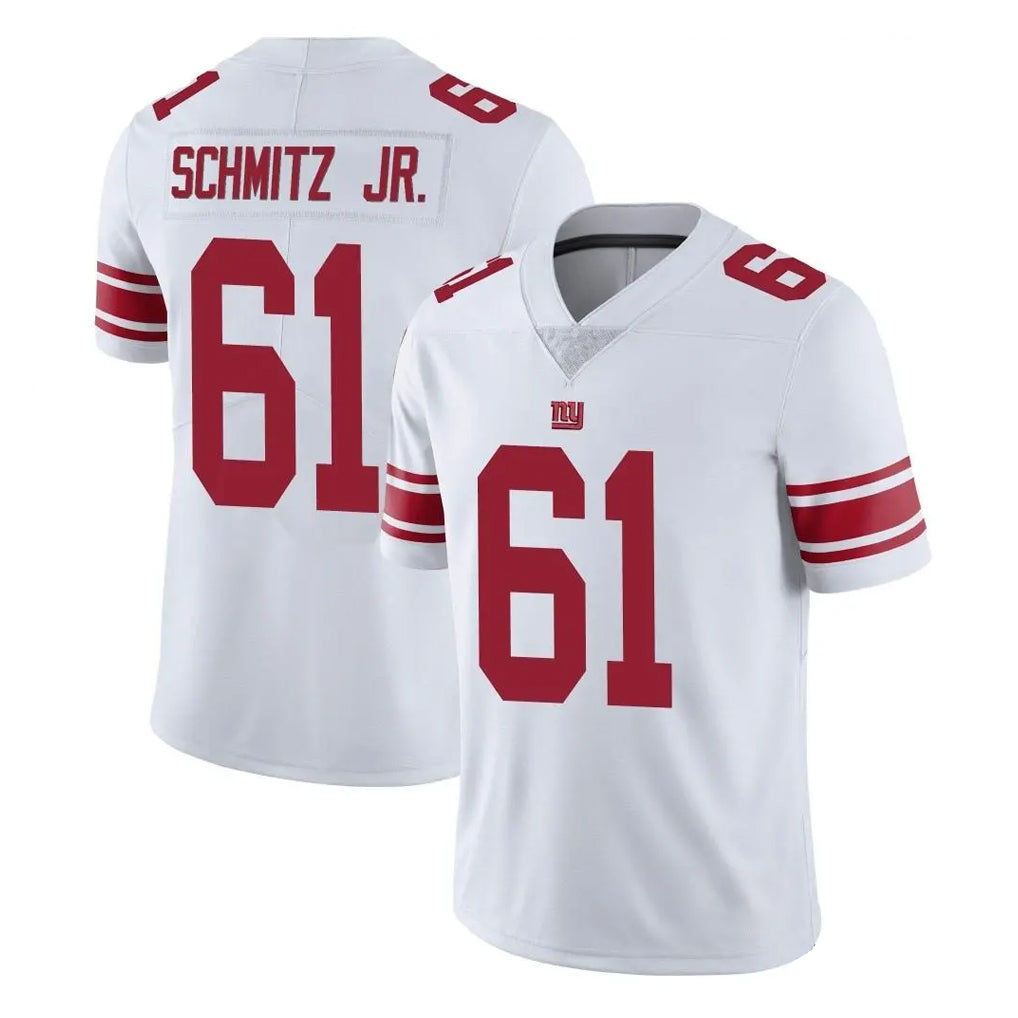 NY.Giants #61 John Michael Schmitz Jr. Player White Limited Vapor Untouchable Home Game Odoa Stitched Jerseys