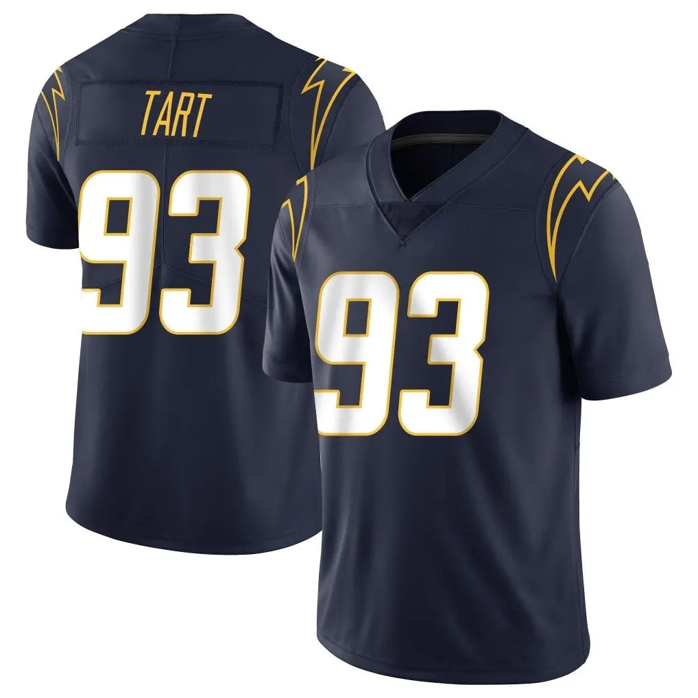 LA.Chargers #93 Teair Tart Player Navy Limited Vapor Untouchable Home Game Odoa Stitched Jerseys