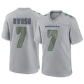 S.Seahawks #7 Uchenna Nwosu Player Gray Atmosphere Fashion Home Game Odoa Stitched Jerseys