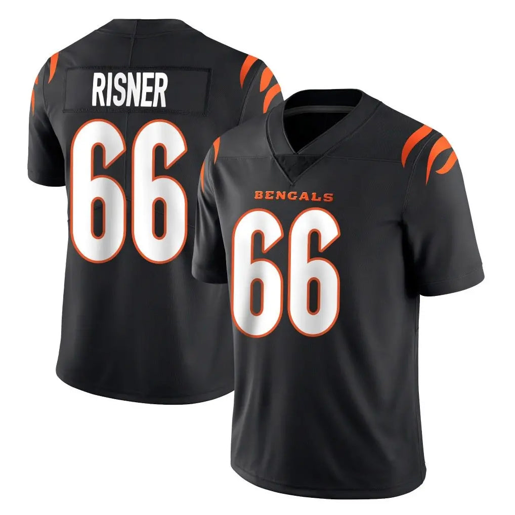 C.Bengals #66 Dalton Risner Player Black Vapor Untouchable Limited Home Game Odoa Stitched Jerseys