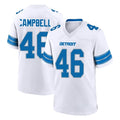 D.Lions #46 Jack Campbell Player White Alternate Home Game Odoa Stitched Jerseys