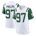 NY.Jets #97 Harrison Phillips Player White Classic Home Game Odoa Stitched Jerseys