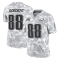 P.Eagles #88 Dallas Goedert Player Arctic Camo Salute to Service Limited Game Odoa Stitched Jerseys