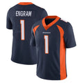 D.Broncos #1 Evan Engram Player Navy Vapor Untouchable Limited Game Odoa Stitched Jerseys