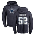 D.Cowboys #52 Tyler Booker Player Navy Pullover Hoodies Limited Odoa Stitched Jerseys