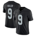 LV.Raiders #9 Jalen Nailor Player Black Limited Vapor Untouchable Home Game Odoa Stitched Jerseys