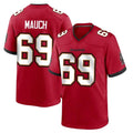 TB.Buccaneers #69 Cody Mauch Player Red Home Game Odoa Stitched Jerseys