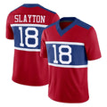 NY.Giants #18 Darius Slayton Player Red Century Vapor F.U.S.E. Home Game Odoa Stitched Jerseys