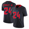 H.Texans #24 Derek Stingley Jr. Player Navy Limited 2nd Alternate Vapor F.U.S.E. Home Game Odoa Stitched Jerseys