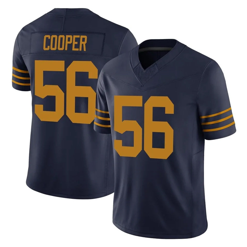 GB.Packers #56 Edgerrin Cooper Player Navy The 1923 Classic Vapor F.U.S.E. Home Game Odoa Stitched Jerseys