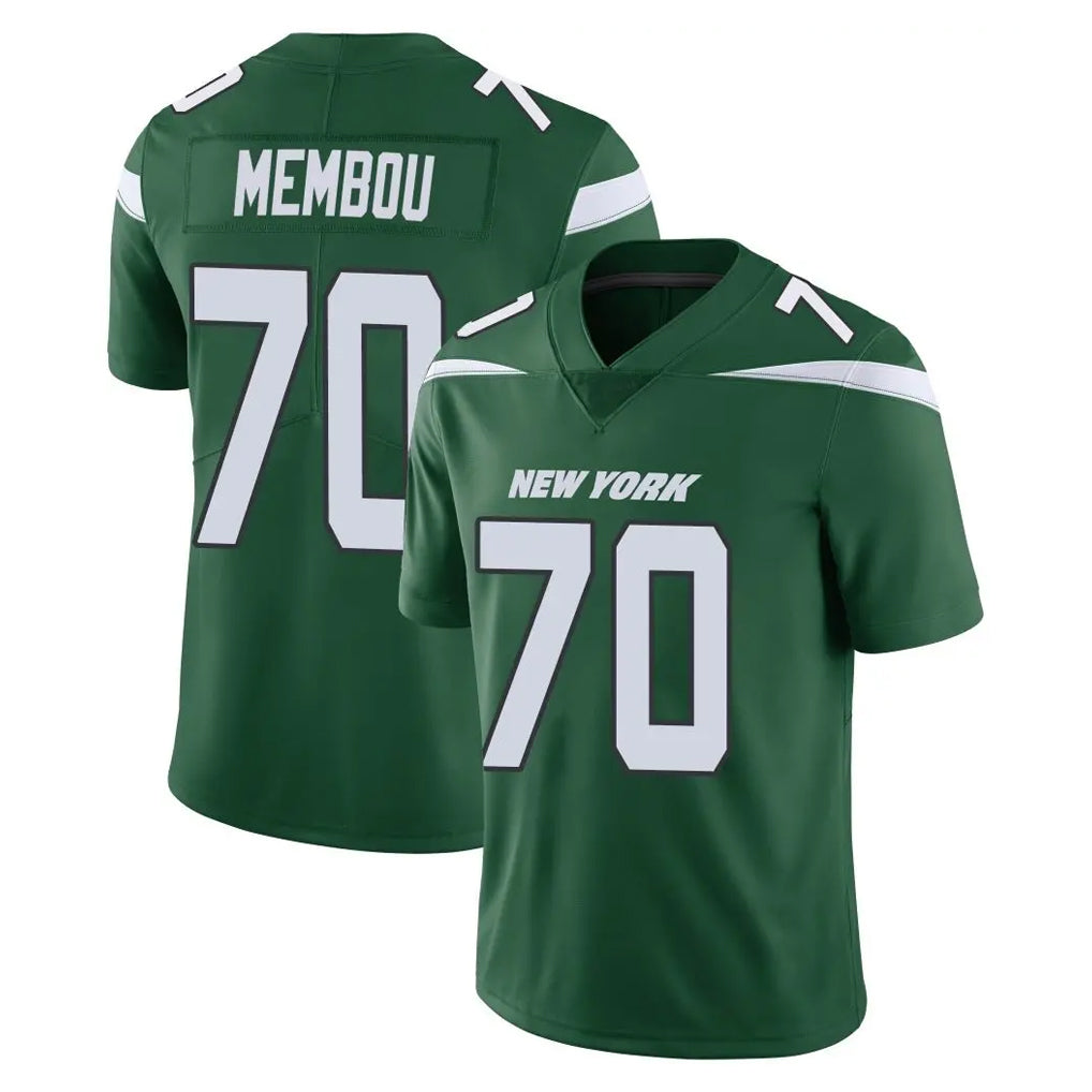 NY.Jets #70 Armand Membou Player Green Limited Vapor Home Game Odoa Stitched Jerseys