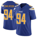 LA.Chargers #94 Dalvin Tomlinson Player Royal Limited Color Rush Vapor Untouchable Home Game Odoa Stitched Jerseys