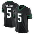 NY.Jets #5 Garrett Wilson Player Black Limited Legacy Vapor F.U.S.E. Home Game Odoa Stitched Jerseys