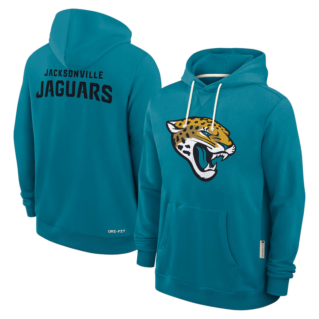 J.Jaguars ## Jaguars Blank Player Teal Home Game Pullover Hoodies Limited Odoa Stitched Jerseys