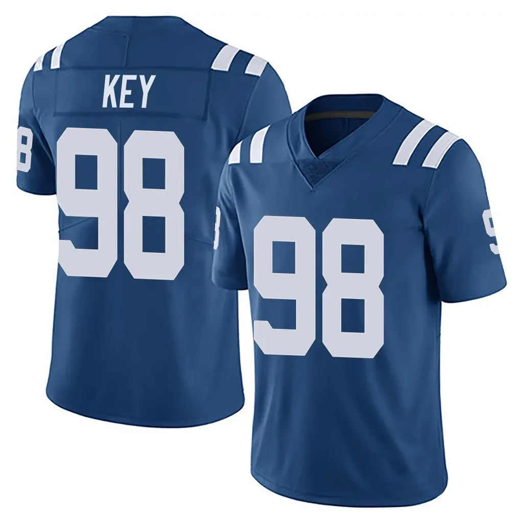 IN.Colts #98 Arden Key Player Royal Limited Vapor Untouchable Home Game Odoa Stitched Jerseys