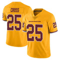 W.Commanders #25 Nick Cross Player Gold Limited Color Rush Home Game Odoa Stitched Jerseys