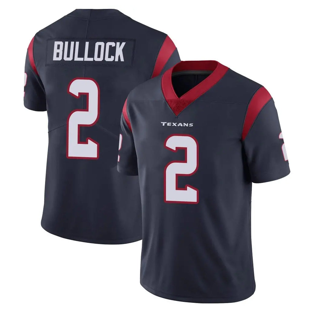 H.Texans #2 Calen Bullock Player Navy Limited Vapor Untouchable Home Game Odoa Stitched Jerseys