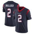 H.Texans #2 Calen Bullock Player Navy Limited Vapor Untouchable Home Game Odoa Stitched Jerseys