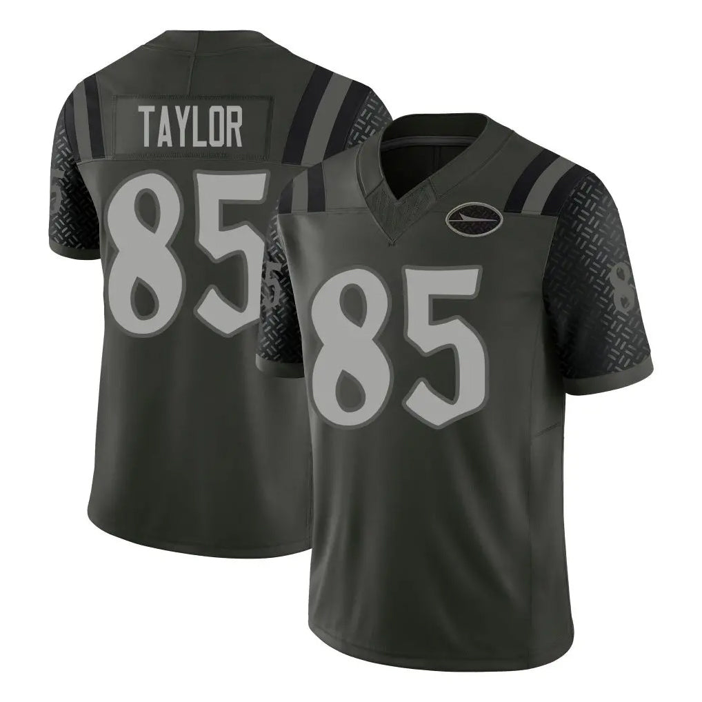 NY.Jets #85 Mason Taylor Player Green Limited 2025 Rivalries Collection Home Game Odoa Stitched Jerseys