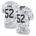 M.Dolphins #52 Patrick Paul Player Arctic Camo Salute To Service Limited Game Odoa Stitched Jerseys