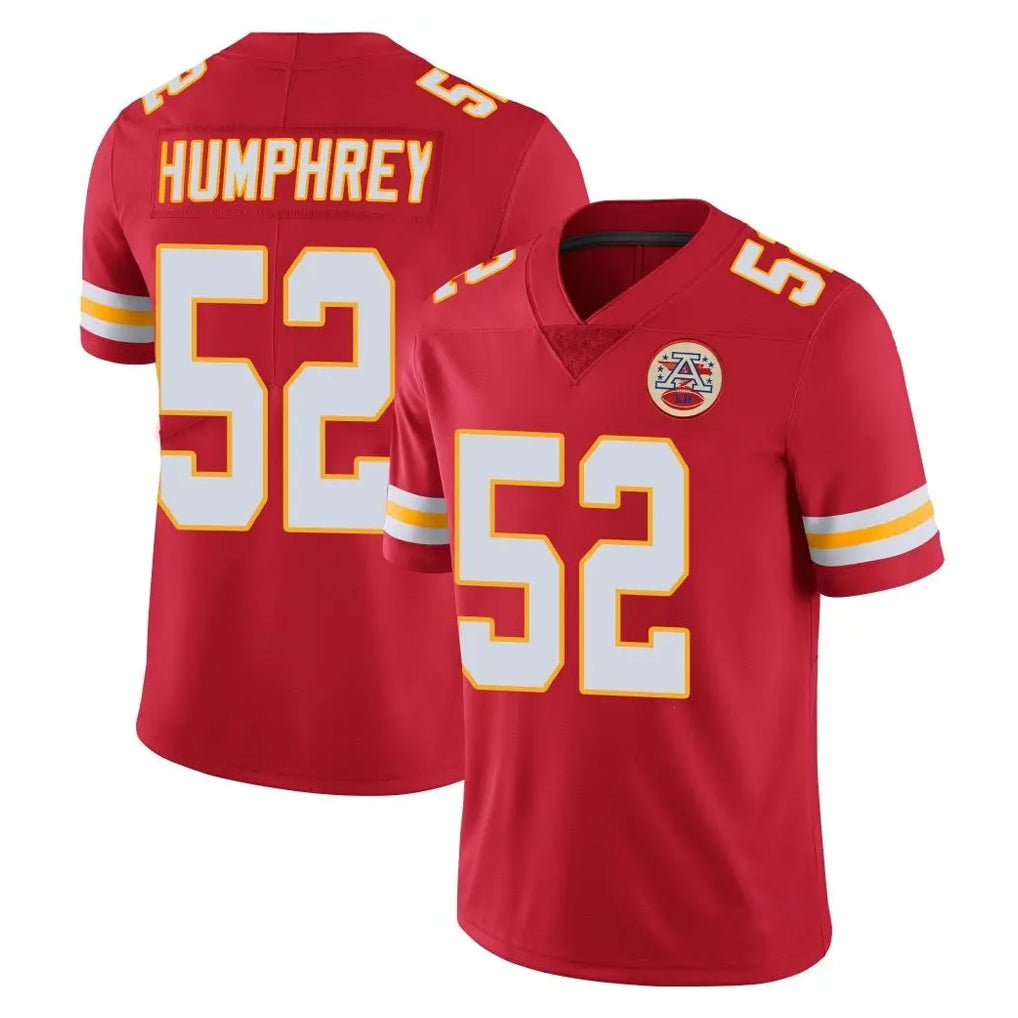 KC.Chiefs #52 Creed Humphrey Player Red Limited Vapor Untouchable Home Game Odoa Stitched Jerseys