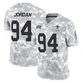 NO.Saints #94 Cameron Jordan Player Arctic Camo Salute To Service Limited Game Odoa Stitched Jerseys