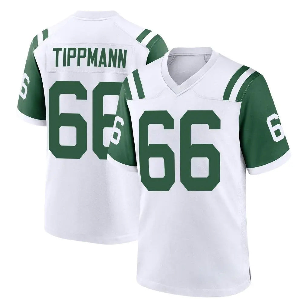 NY.Jets #66 Joe Tippmann Player White Classic Home Game Odoa Stitched Jerseys